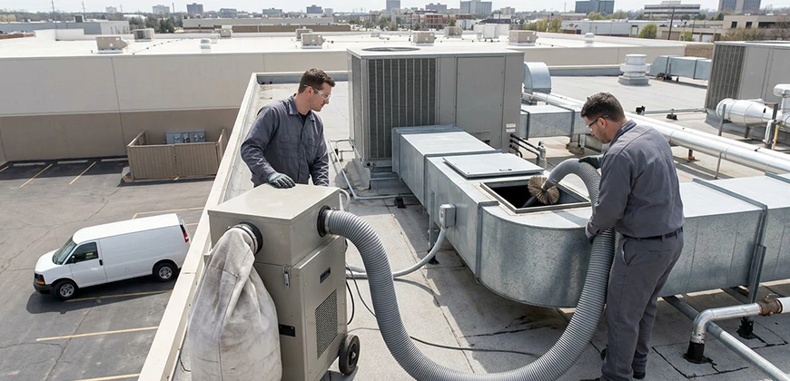 Commercial and Industrial Duct Cleaning in Newport News